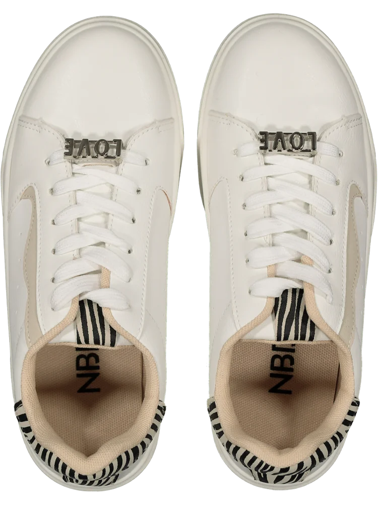 Buy White Platform Lace-Up Sneakers - Shoes | PEP