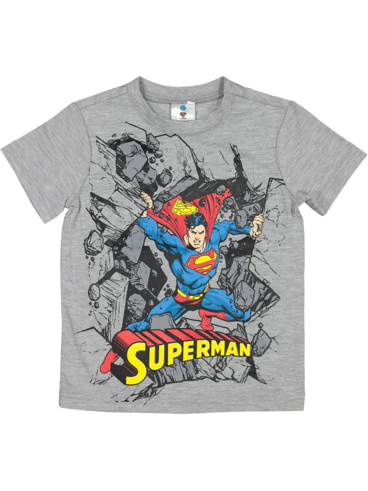 Grey Superman T-Shirt