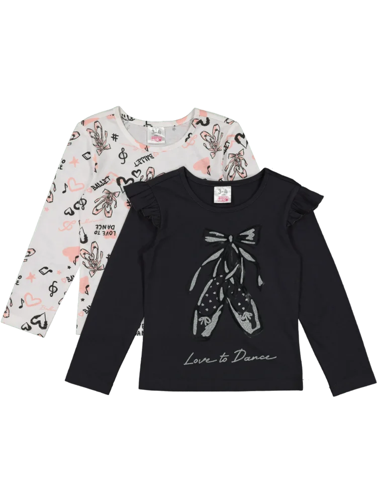 2 Piece Ballerina Long Sleeve Tee