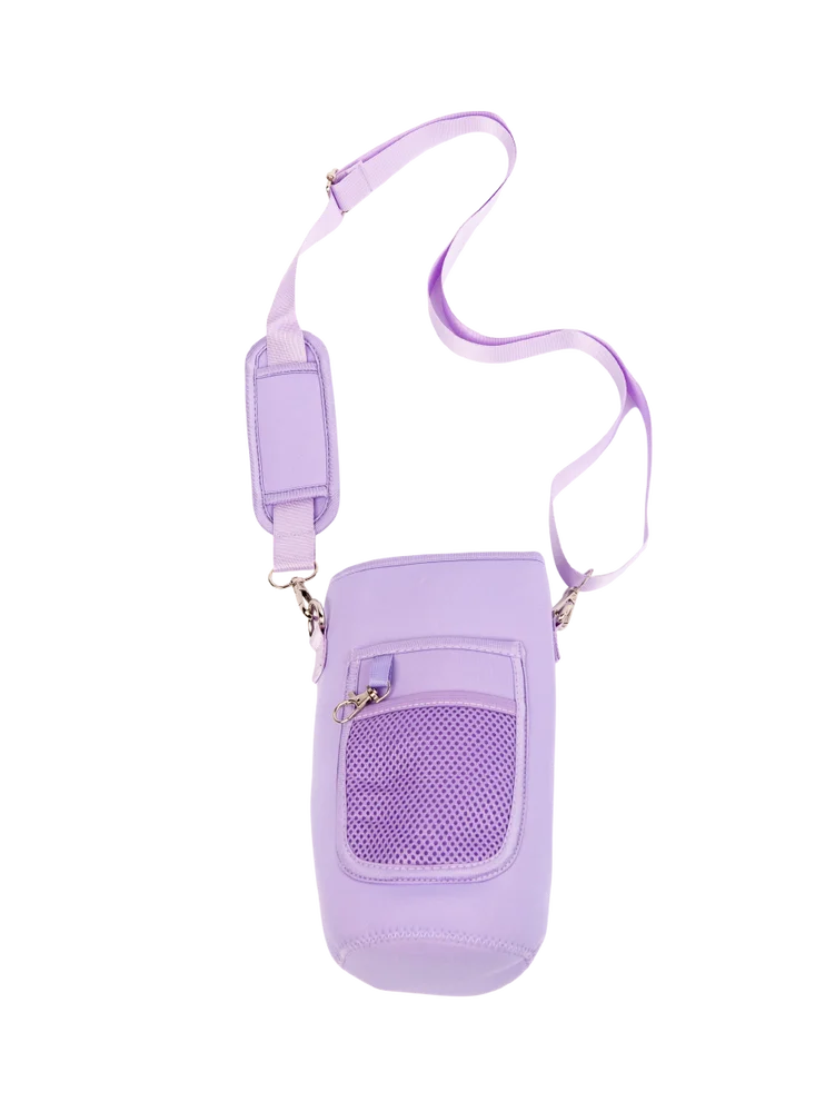 Lilac Water Bottle Carrier Bag