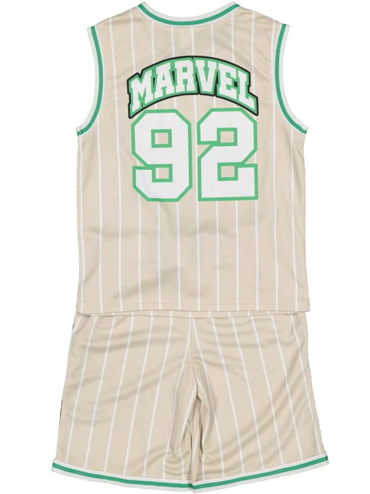Marvel Basketball Top And Shorts Set