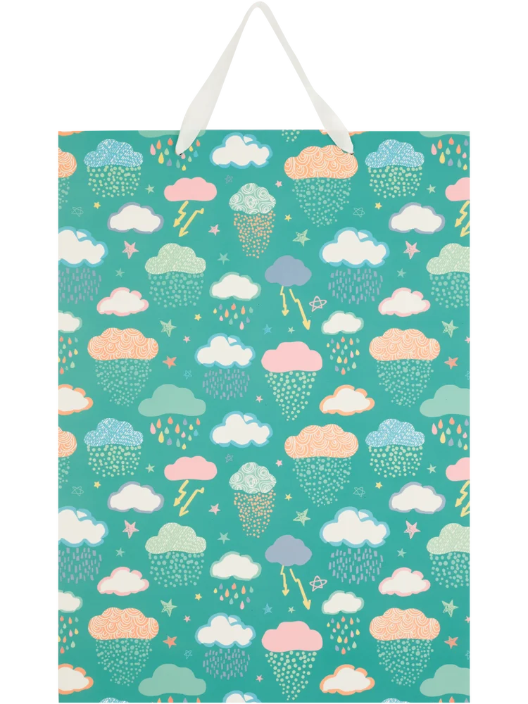 Extra Large Clouds And Skate Gift Bag (1)