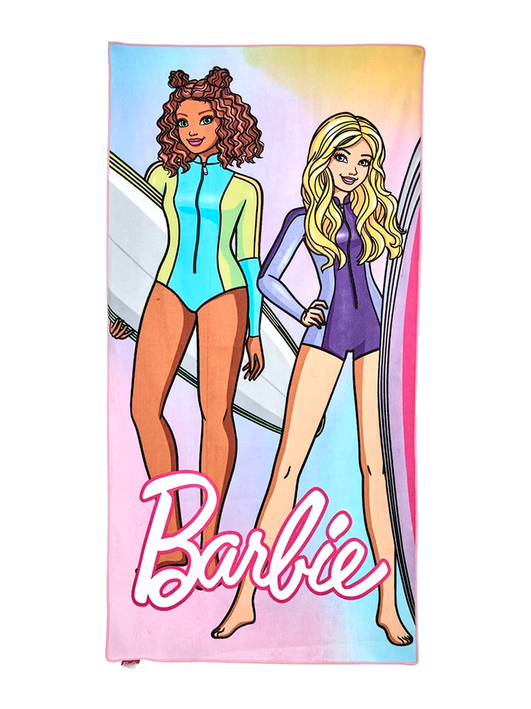 Buy Barbie Graphic Print Beach Towel - Towels | PEP