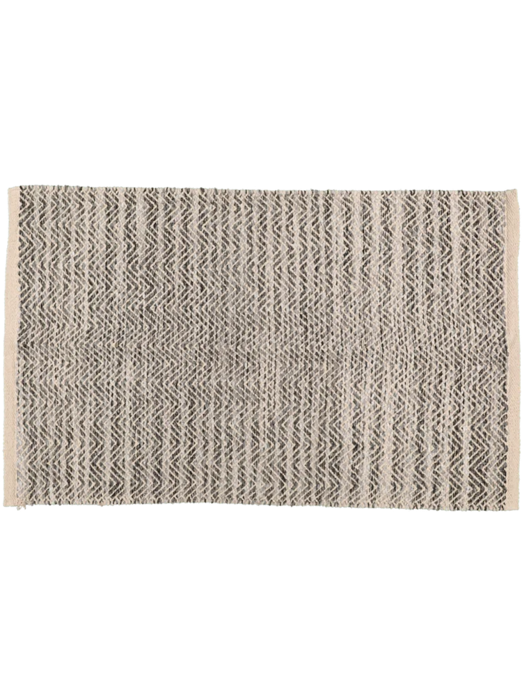 Medium Grey Fancy Jacquard Rug