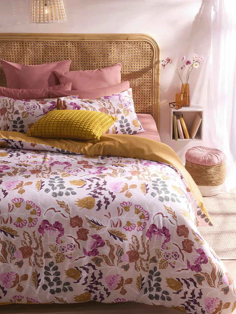 Printed Microfibre Duvet Cover Queen