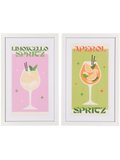 2 Pack Vibrant Cocktail Art Frames (1)