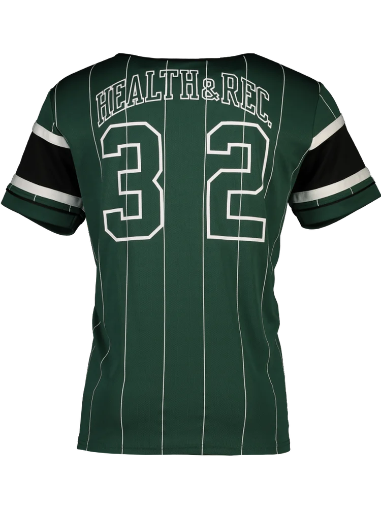 Green Striped Baseball Top (1)