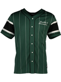 Green Striped Baseball Top