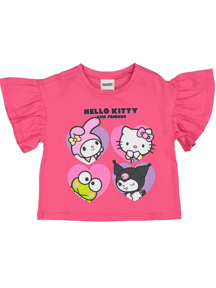 Pink Hello Kitty Flared Top