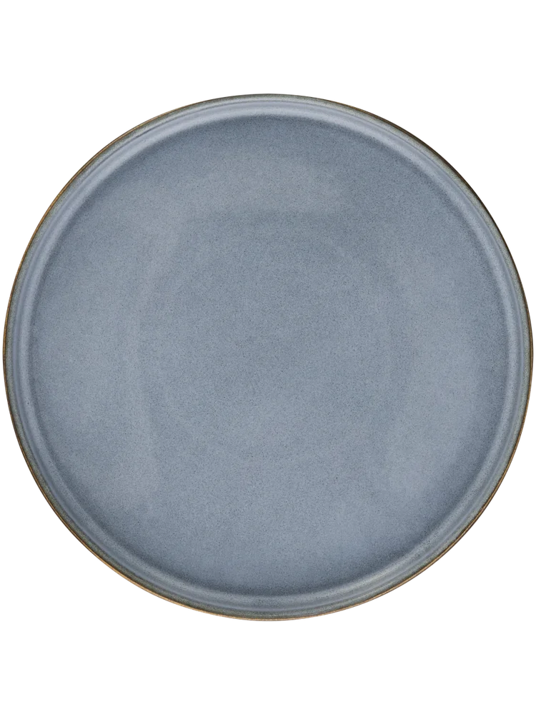 Florentine Ceramic Plate With Brown Rim 20cm