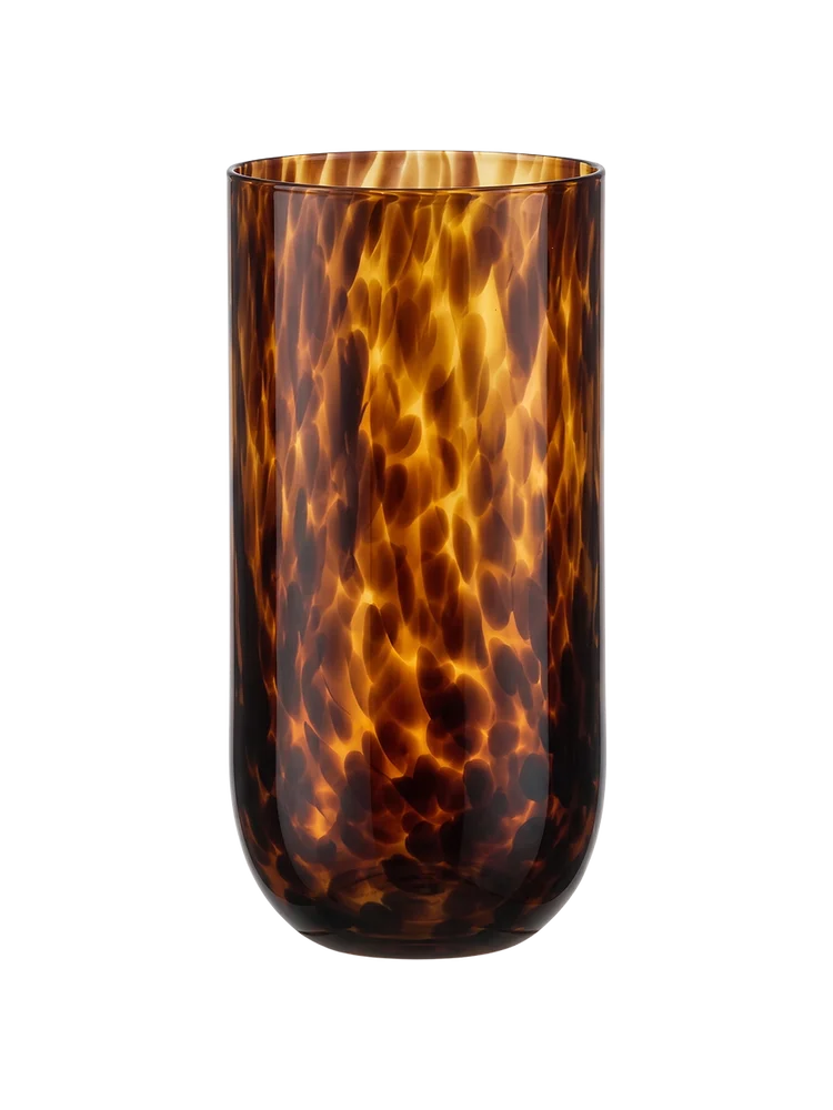 Sneaker Pattern Bottom Buy Tortoiseshell Pattern Glass Tumbler 15.5Cm - | PEP