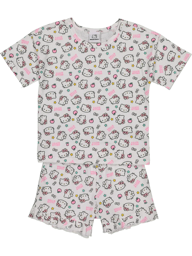 Hello Kitty White Summer Pyjama Set