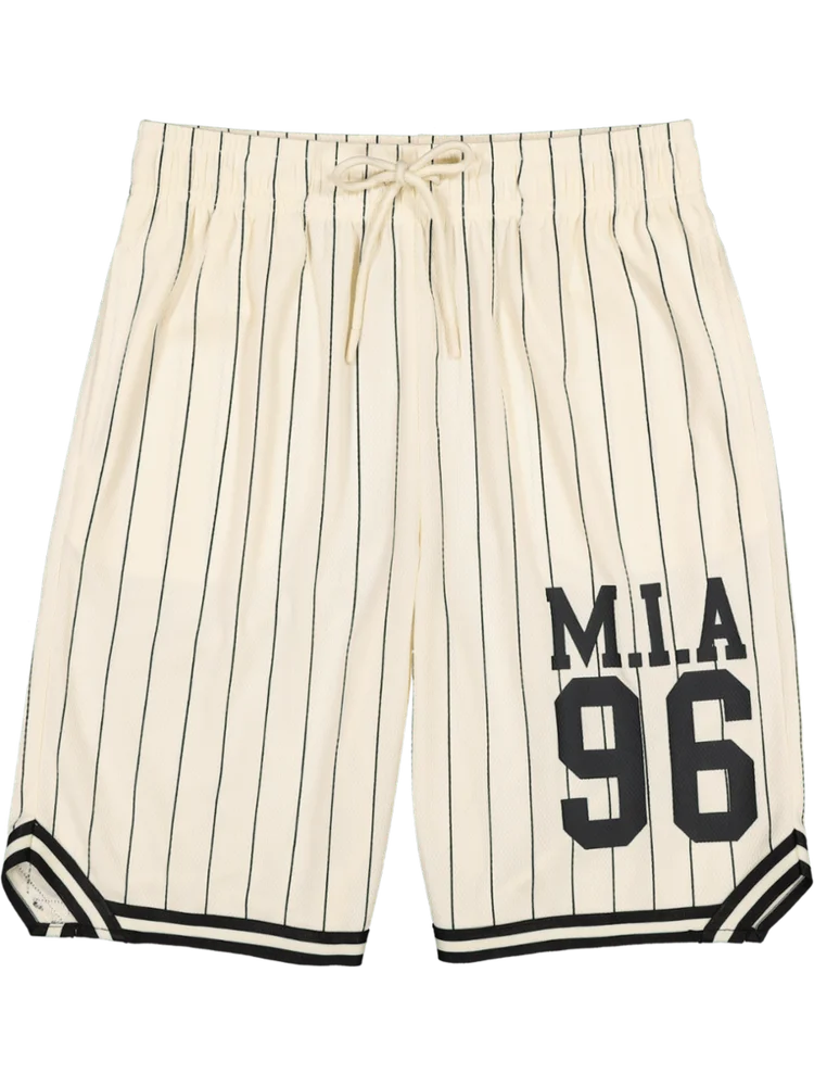 Striped Baseball Shorts