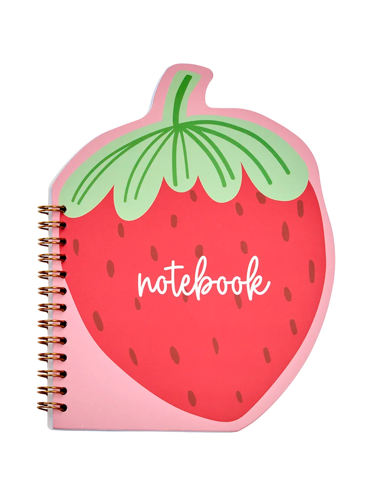 Buy Strawberry Shaped Spiral Notebook - Stationery | PEP