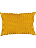 Yellow Pom Pom Scatter Cushion 40x60cm