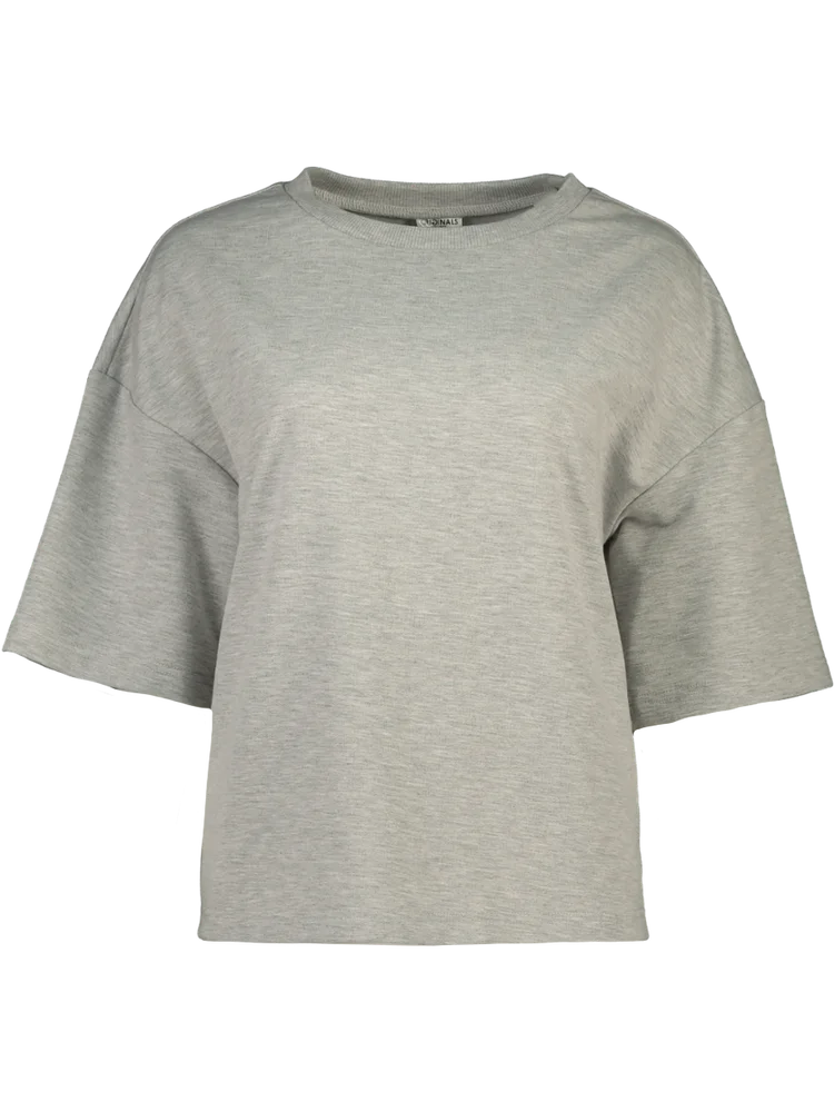 Grey Fleece Top