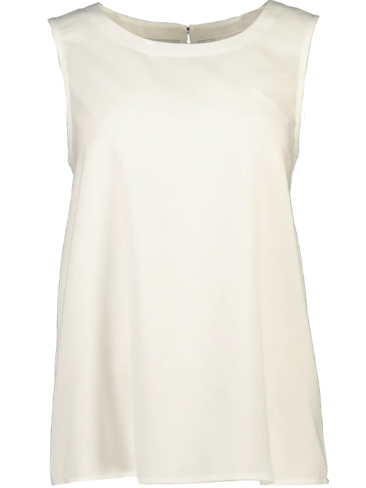 White Woven Fashion Vest