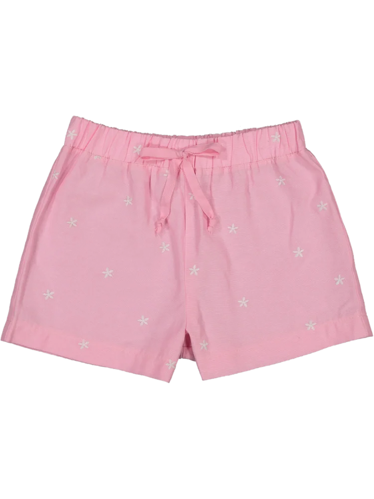 Pink Woven Shorts