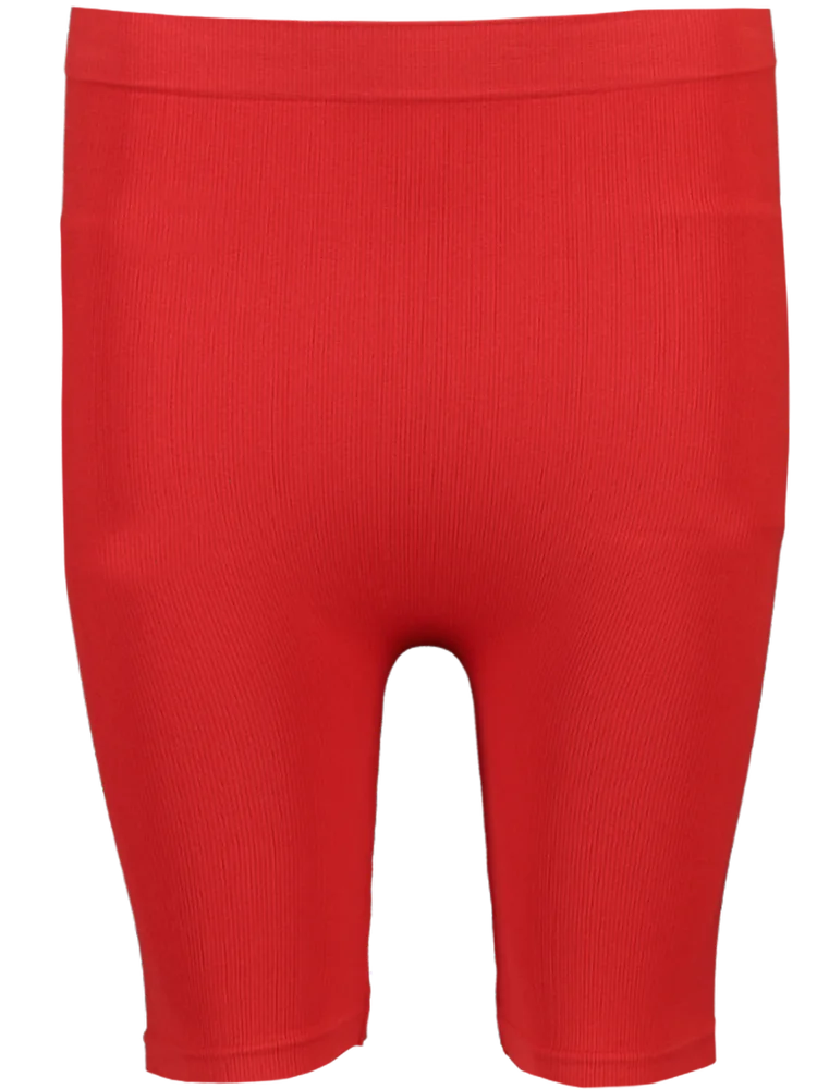 Red Seamless Shorts