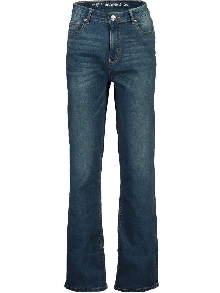 Acid Wash Wide Leg Denim