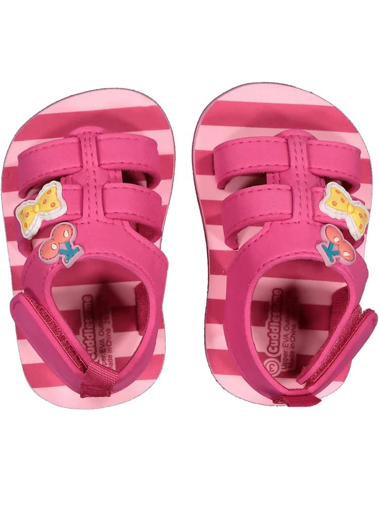 Pink Cuddlesome Strappy Sandals