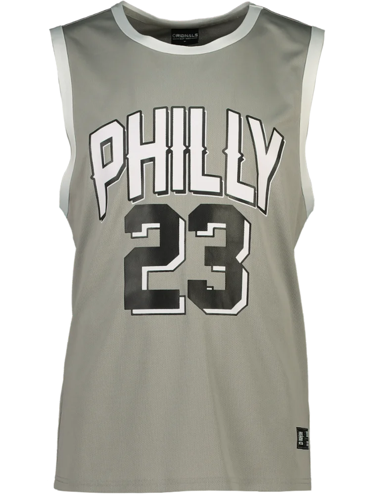 Grey Basketball Vest