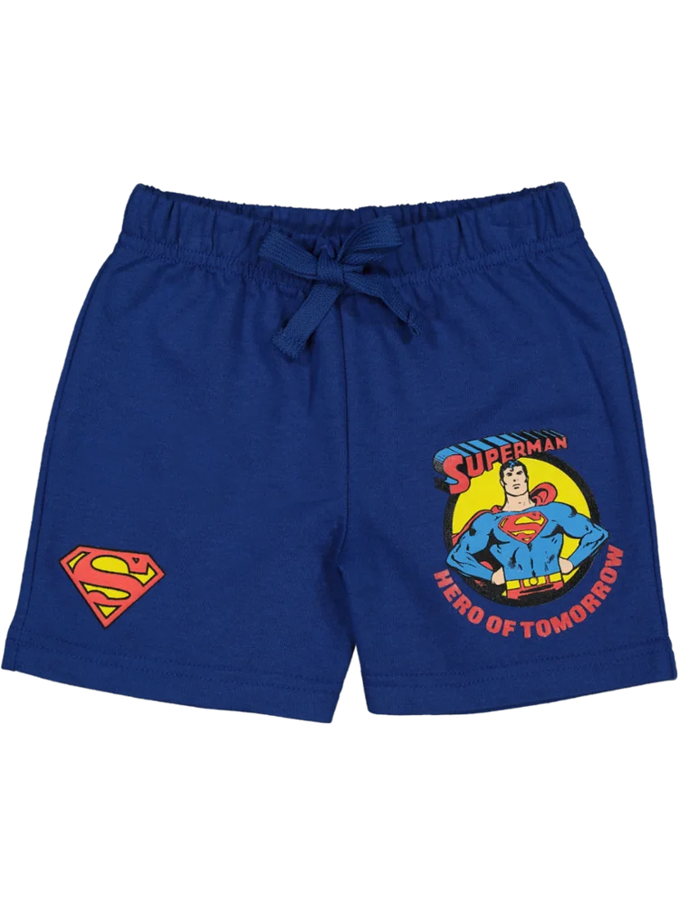 Navy Superman Shorts