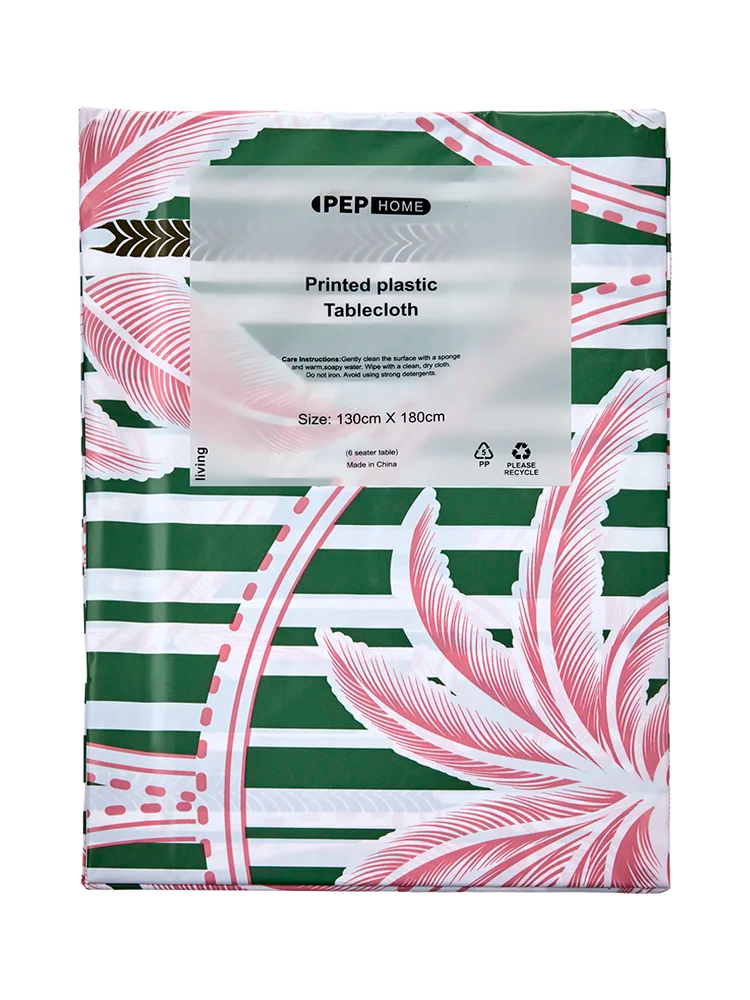 Buy Printed Rectangular Plastic Tablecloth - | PEP