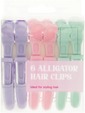 6 Piece Alligator Hair Clips (2)