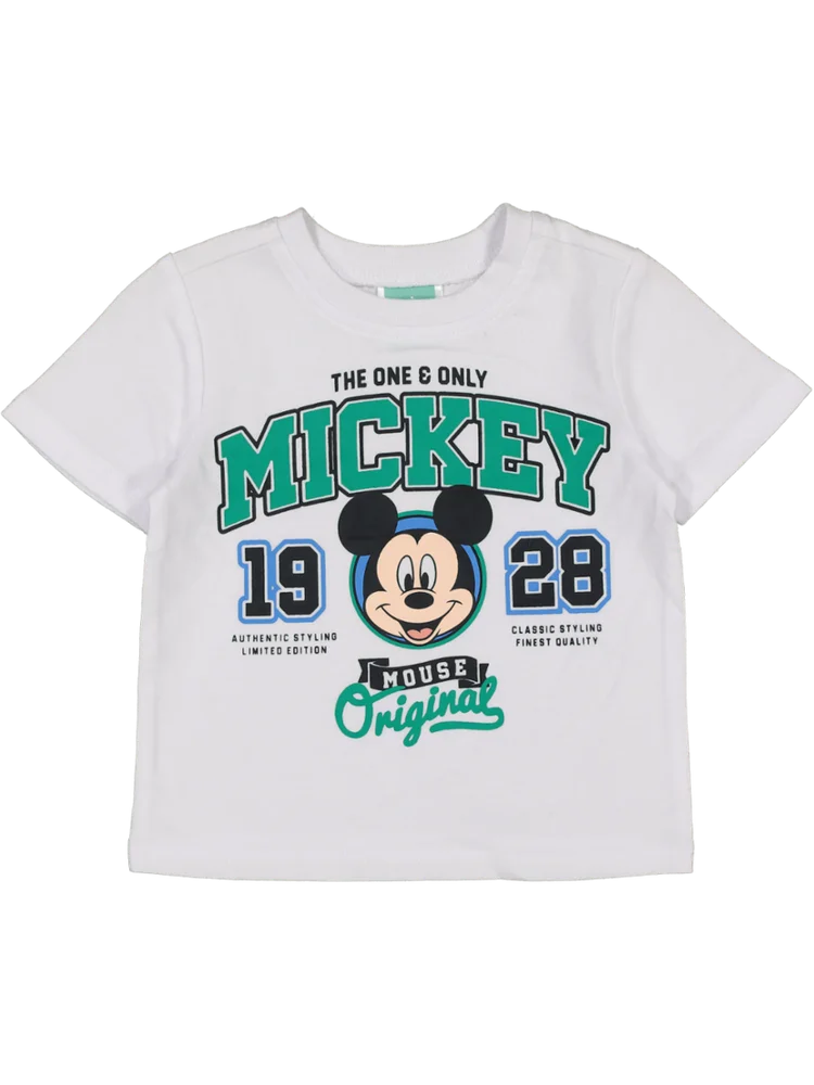White Mickey Mouse Top