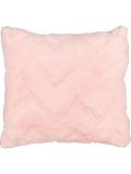 Pink Faux Rabbit Fur Scatter Cushion 50x50cm (1)