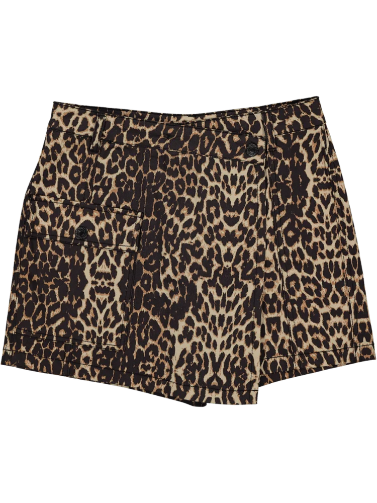 Animal Print Shorts