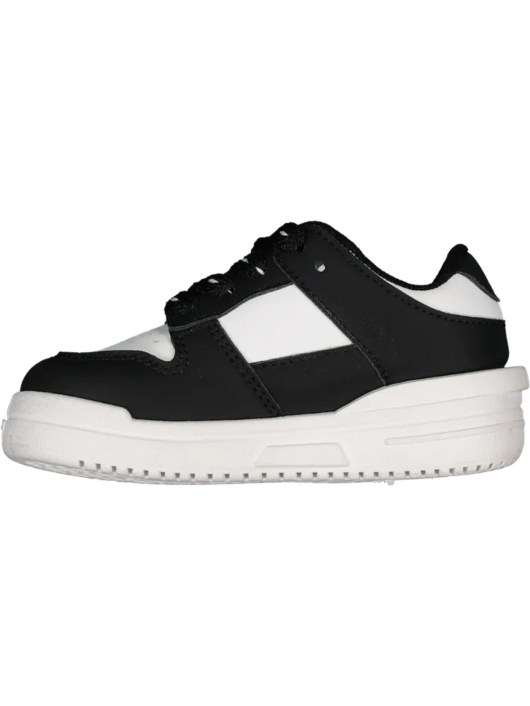 Black And White Low-Top Sneakers (1)