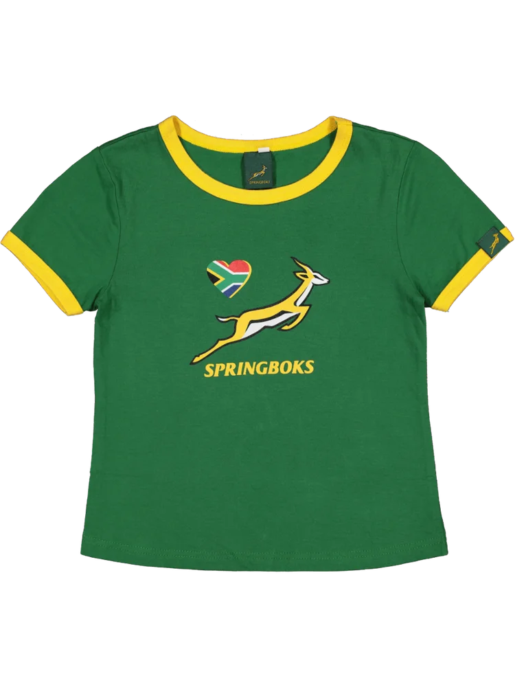 Green Short Sleeve Springbok T-Shirt