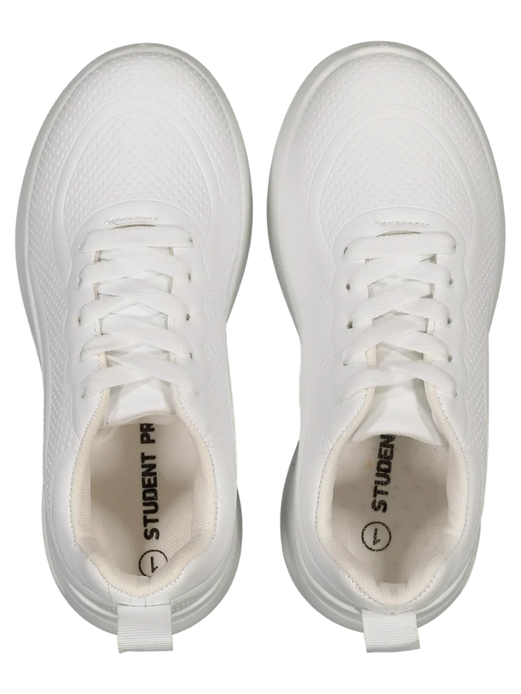 Kids White Sport School Shoes (2)