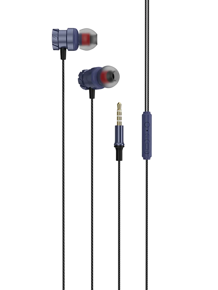 Funki Metallic Gun Metal Earphones