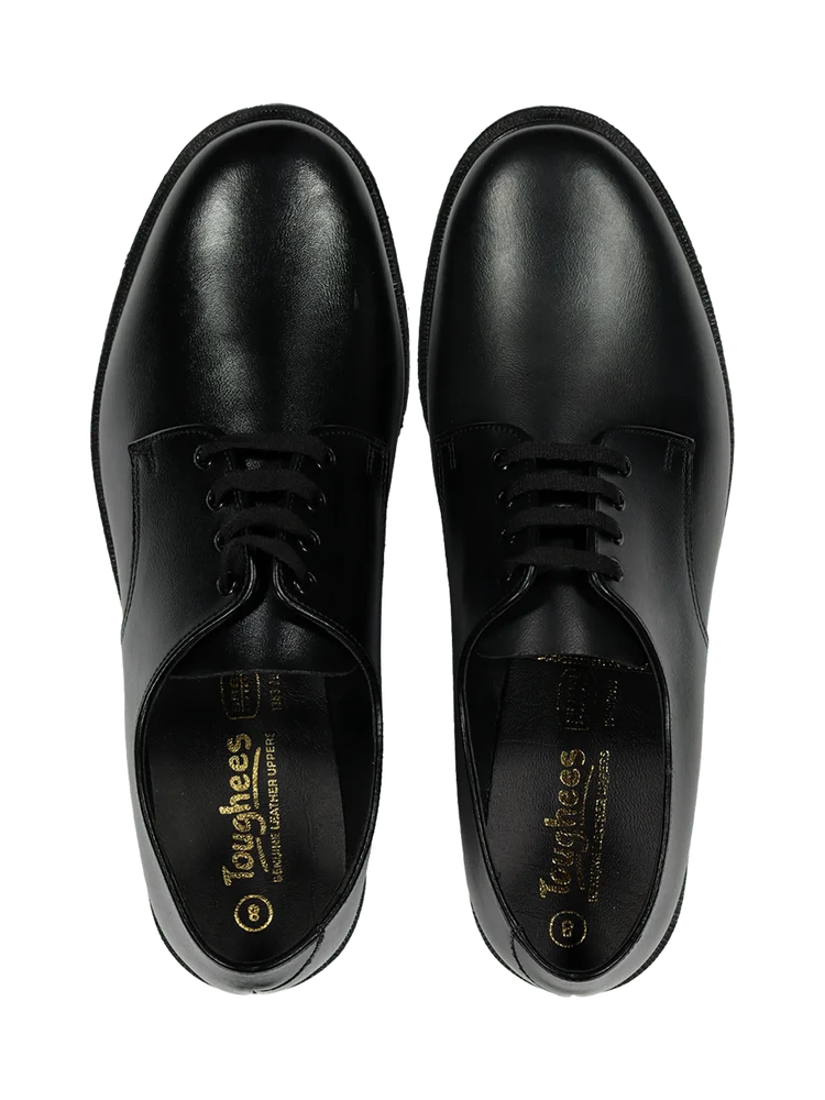 Mens Toughees Leather School Shoes (2)