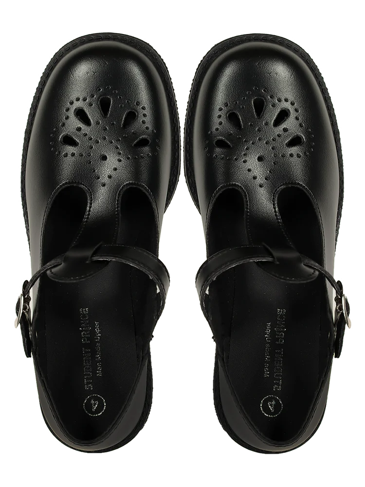 Girls Synthetic School Shoes (2)