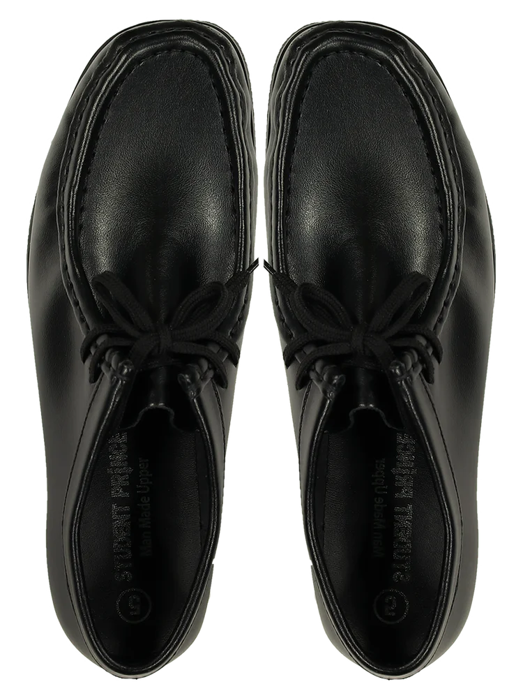 Mens Syntheic Idler School Shoe (2)