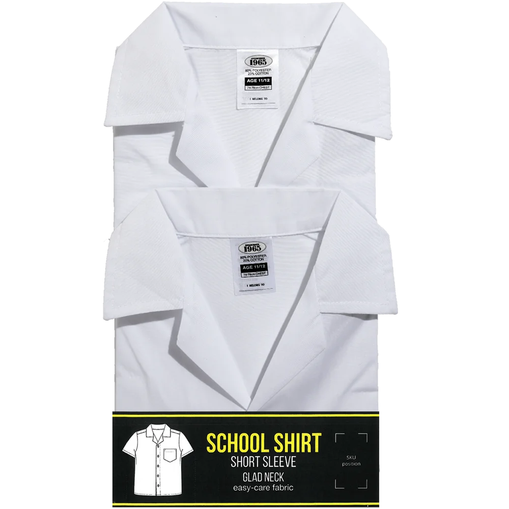 2Pk Short Sleeve Primary Gladneck Shirt