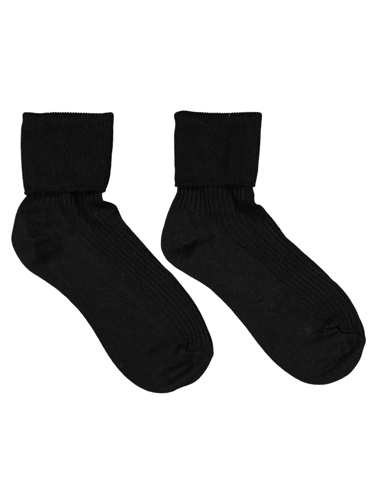 Girls Black School Anklet