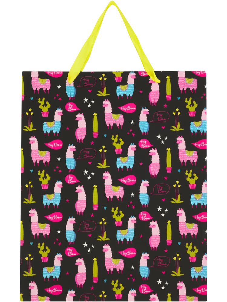 Large Llama and Croc Gift Bag