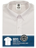 Short Sleeve High Raised Collar Shirt