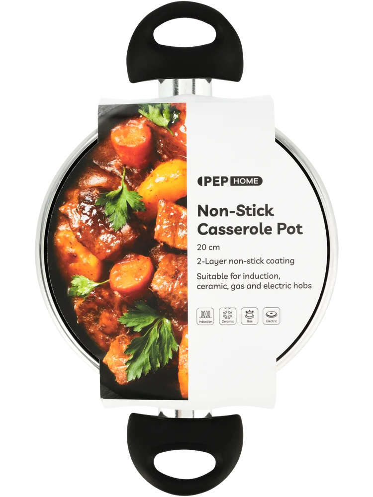 Non-Stick Casserole Pot 20x12cm (2)