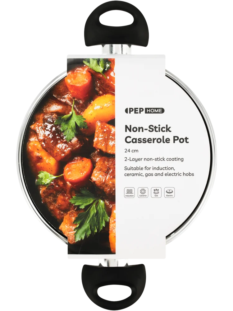 Non-Stick Casserole Pot 20cm (2)