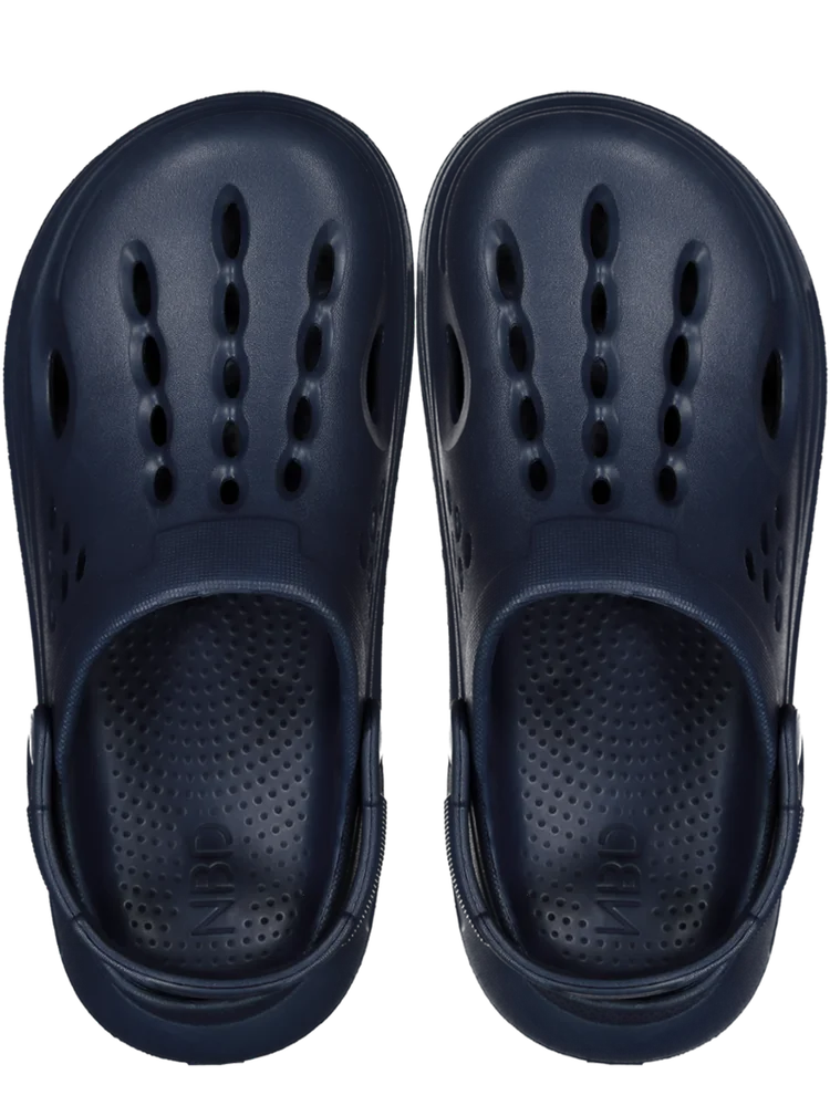 Navy Moulded Sandals (2)