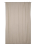 Natural Faux Lined Curtain