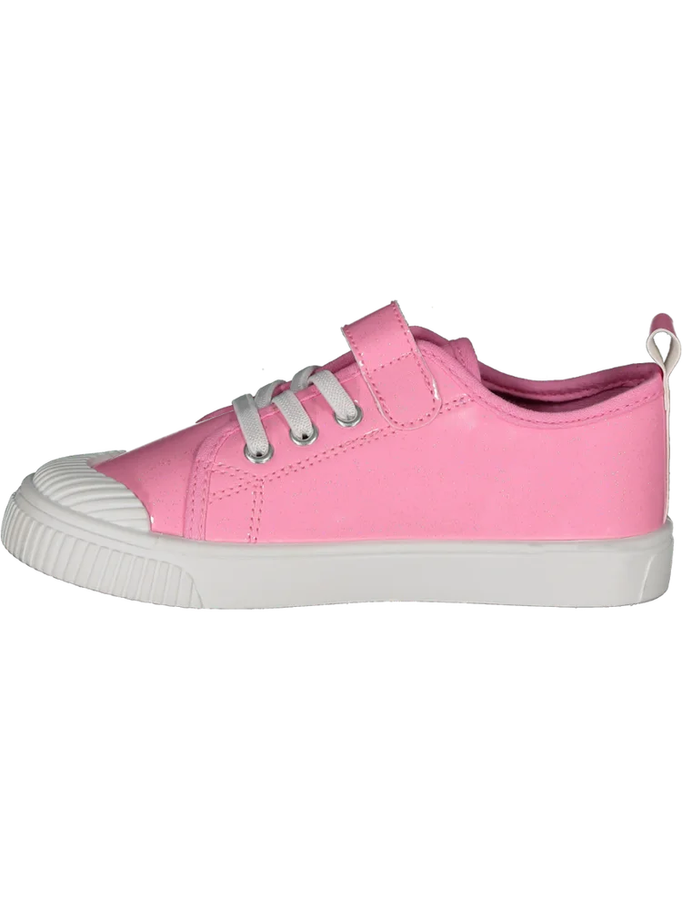 Pink Low Top Basic Sneakers