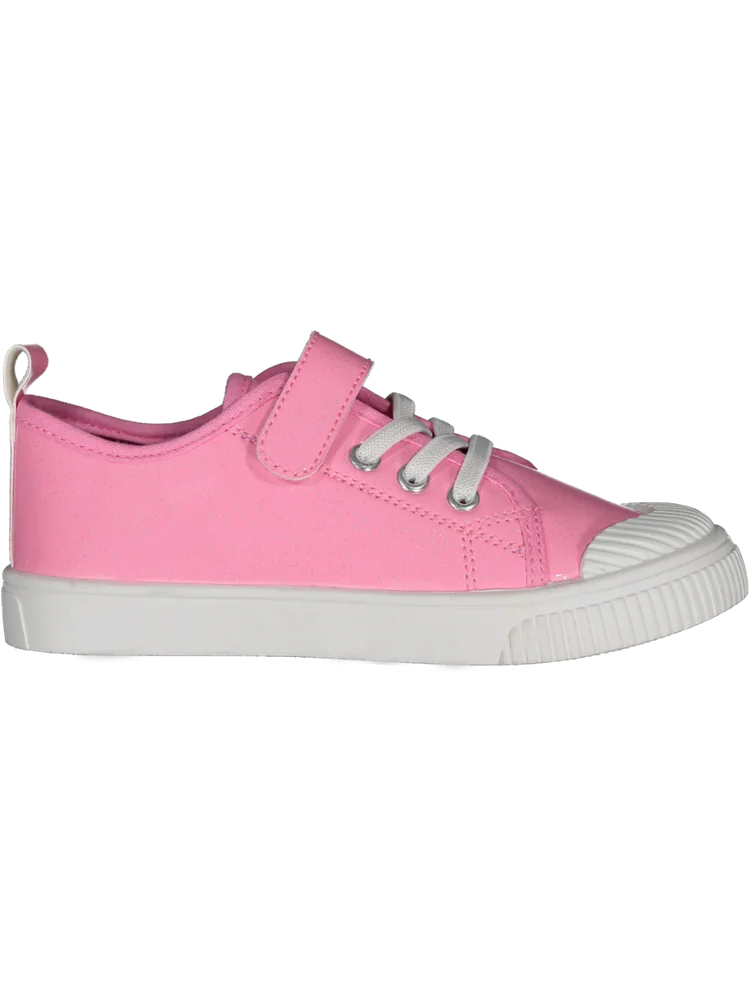 Pink Low Top Basic Sneakers