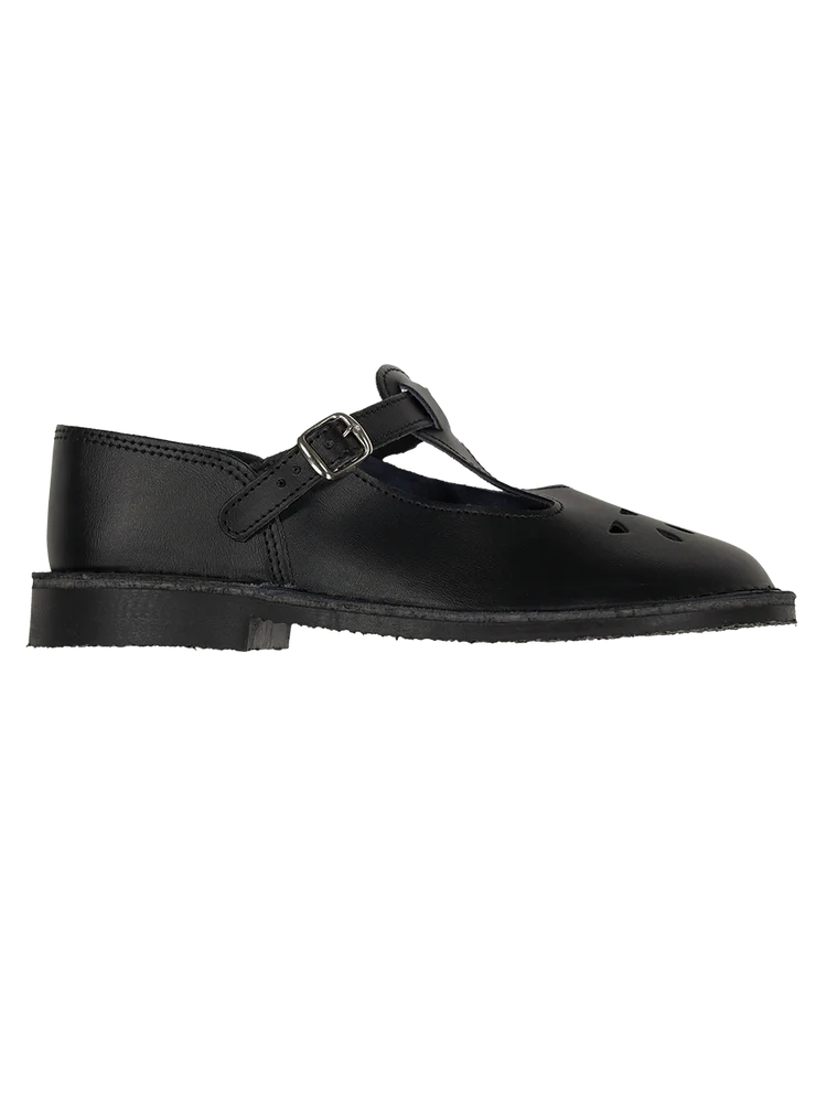 GIRLS S/P SCH SHOE (STITCHDOWN)